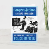 Een politiekaart worden kaart (Voorkant)