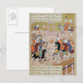 Een Polo-spel Briefkaart (Voorkant / Achterkant)
