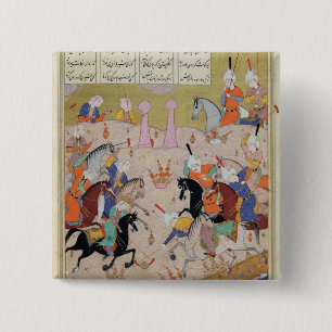 Een Polo-spel Vierkante Button 5,1 Cm