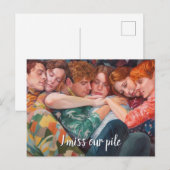 Een poly pajama pupil briefkaart (Voorkant / Achterkant)