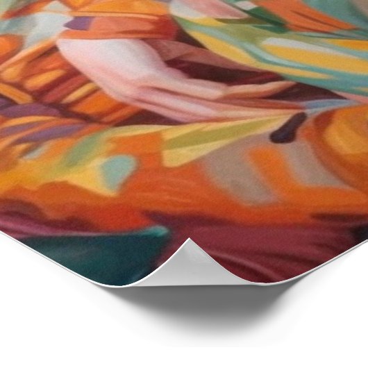 Een poly pajama pupil poster (Hoek)