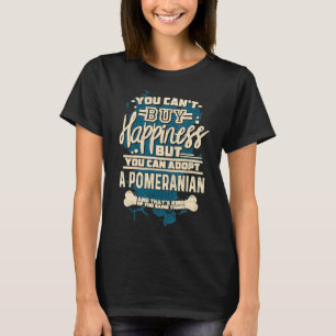 Een pommeraanse reddingshond aannemen t-shirt