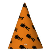 Eén pompoen Herfst Halloween 1e verjaardag Feesthoedjes (Rechts)