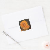 Een pompoen - Josef Navrátil Vierkante Sticker (Envelop)