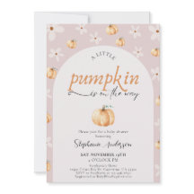 Een Pompoentje Is Op Weg Herfst Baby Shower