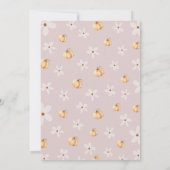 Een Pompoentje Is Op Weg Herfst Baby Shower Kaart (Achterkant)