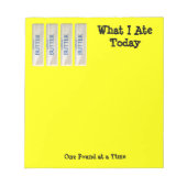 Eén pond per Notitieblok van het Stuff van de Tijd (Voorkant)