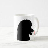 "Een poodle heeft mijn hart" mok (Voorkant rechts)