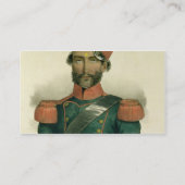 Een pooie: een Indische soldaat in het Franse bata Visitekaartje (Achterkant)