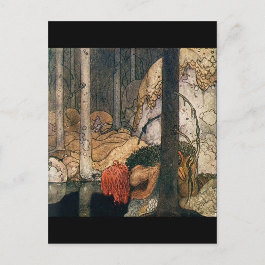 Een pool bekijken briefkaart (Voorkant)