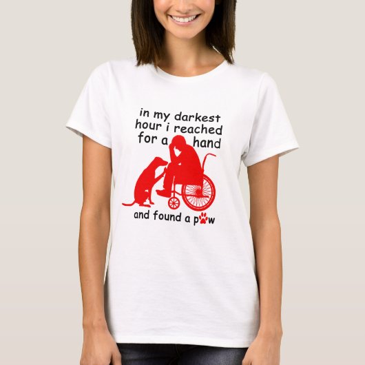 Een poot gevonden t-shirt (Voorkant)