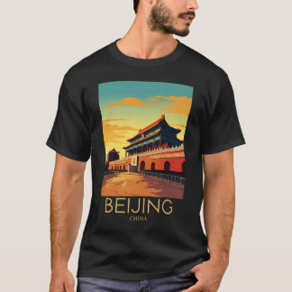 Een Pop Art Reisprint van Beijing - China T-shirt