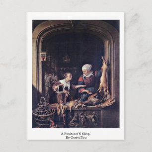 Een pop. Door Gerrit Dou Briefkaart