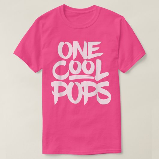 Eén Pop grootvader pap Gift T-shirt (Design voorkant)
