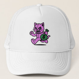 Een POP KAT DIEF Hoodie Spijkerjack Truckerhoed Trucker Pet
