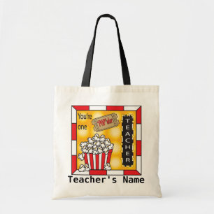 Eén "POP"-leraar   DIY-tekst Tote Bag