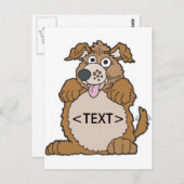 Een pop-upvenster personaliseren,<TEXT> Briefkaart (Voorkant / Achterkant)