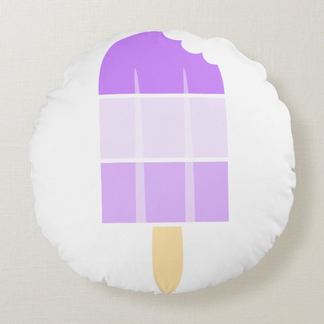 Een Pop van Cool Rond Kussen (Voorkant)