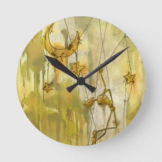 Een poppetdroom van Maan en sterren op Koord Ronde Klok (Voorkant)