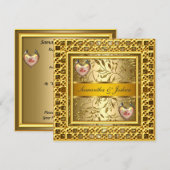 Een populair legant weddenschap-goud kaart (Voorkant / Achterkant)