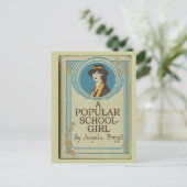 Een populair schoolmeisje Book Hoesje Post Kaart (Staand voorkant)