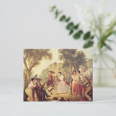 Een populaire dans briefkaart (Staand voorkant)