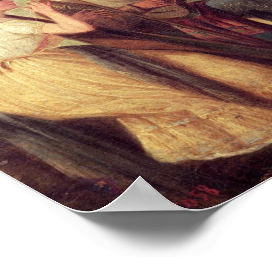 Een populaire dans poster (Hoek)