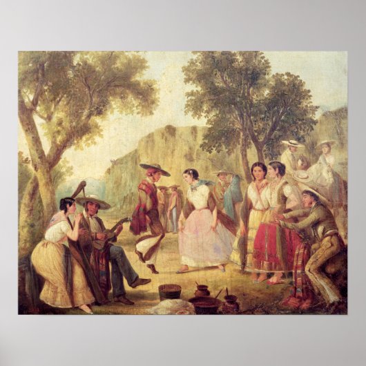 Een populaire dans poster (Voorkant)