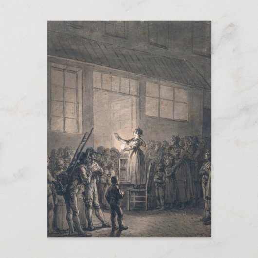 Een populaire zanger briefkaart (Voorkant)
