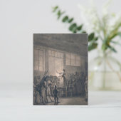 Een populaire zanger briefkaart (Staand voorkant)