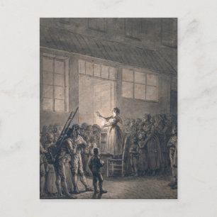 Een populaire zanger briefkaart