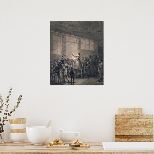 Een populaire zanger poster (Keuken)