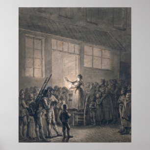 Een populaire zanger poster