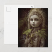 Een porseleinpop was verloren in het bos briefkaart (Voorkant / Achterkant)