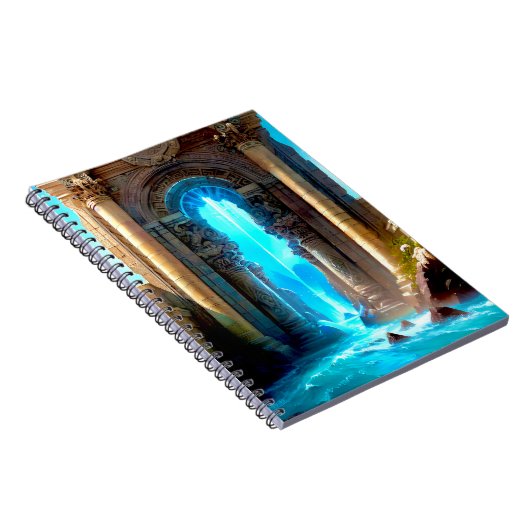 Een portaal door TimeSpace in Atlantis Notitieboek (Rechterzijde)