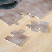 Een portret van bruin paard ook legpuzzel (Zijkant)