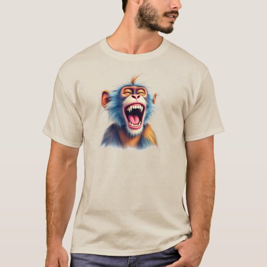 Een portret van een dode aap. t-shirt (Voorkant)