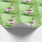 Een portret van een gans cadeaupapier (Hoek)