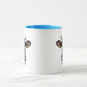 Een portret van een koe, rustig bekeken. mok (Midden)