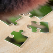 Een portret van een Schattigee rode panda Legpuzzel (Zijkant)