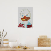 Een portret van Howard de eend Poster (Keuken)