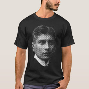 Een portret van schrijver Franz Kafka T-shirt