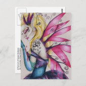 Een portret van Sweet Sadness Briefkaart (Voorkant / Achterkant)