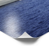 Een Portugese marine-eenheid in een opblaasbare bo Foto Afdruk (Hoek)