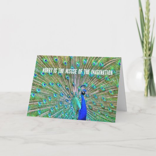 EEN POSE WENSKAART AANVALLEN BEDANKKAART (Voorkant)