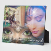 Een positief verhogend herinneringscitaat fotoplaat (Zijkant)