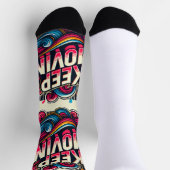 Een positieve boodschap om door te gaan sokken (Top)