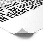 Een positieve denker poster (Hoek)