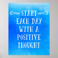 Een positieve gedachte