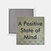 Een positieve gemoedstoestand magneet (Voorkant / Achterkant)